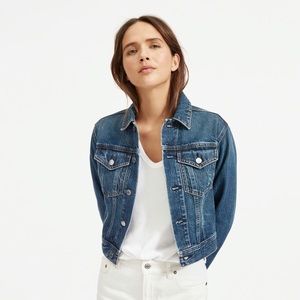 Everlane the shrunken denim jacket